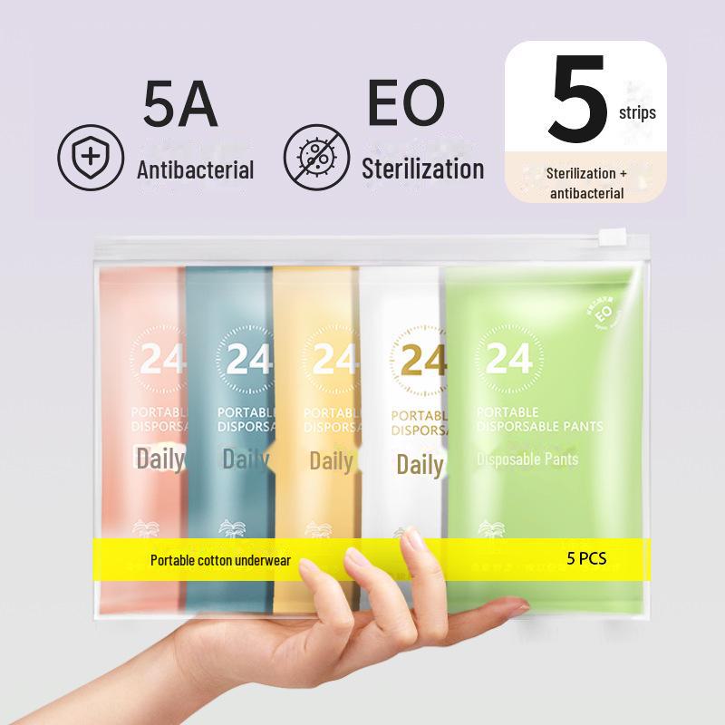 

Одноразовое женское нижнее белье Morandi Pure Cotton - стерильное, для путешествий, ежедневного использования, для беременных, не требует стирки XXL (65-75kg)