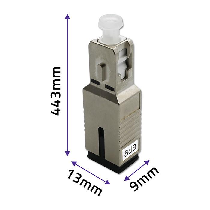 Qoltec Fiber Optic Attenuator SC/UPC (F) - SC/UPC () | Singlemode | 3dB