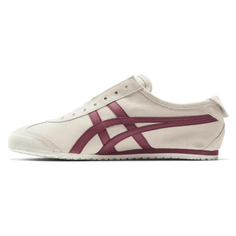 New Onitsuka Tiger Mexico 66 Slip On Birch/Dark Cherry 1183B782-201