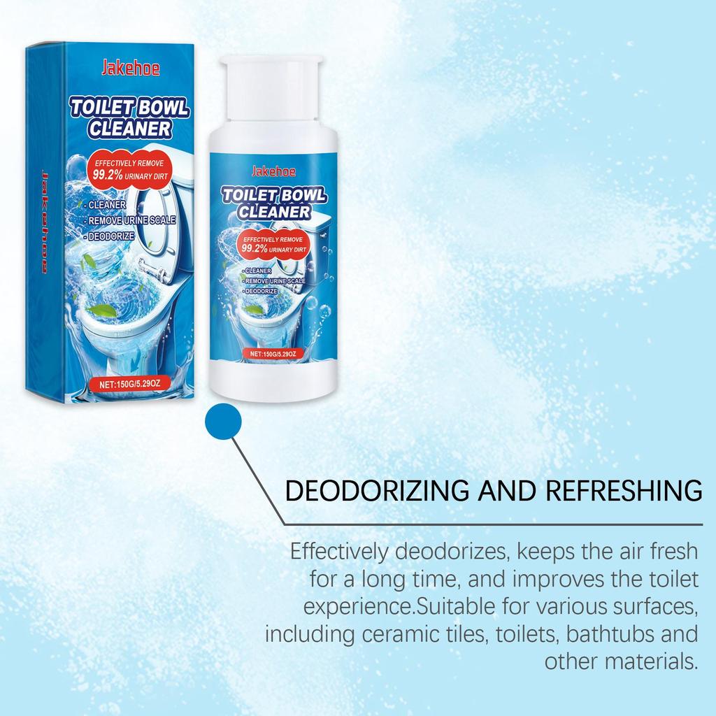 Jakehoe Splash Foam Toilet Cleaner Toilet Bowl Cleaner Stain Remover Odor Remover Toilet Bowl Cleaner