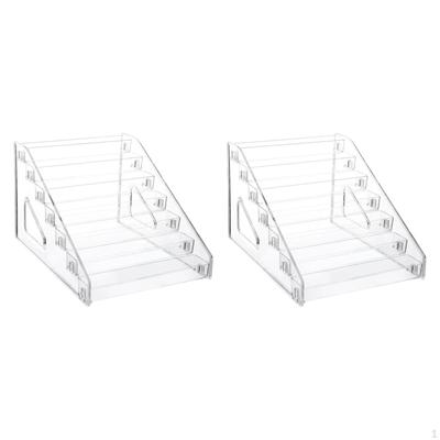 2 Acrylic Lipstick Holders, Nail Polish Display Stand, Essential Oil Stands for Shop
