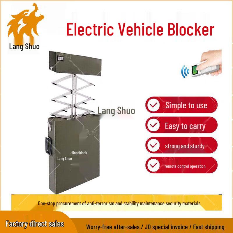 Langshuo 8M Manual Retractable Vehicle Barrier
