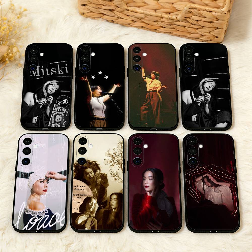 Hip Hop Singer M-Mitski Phone Case For Samsung A73,72,71,53,52,51,22,91,80, Soft Black Cover