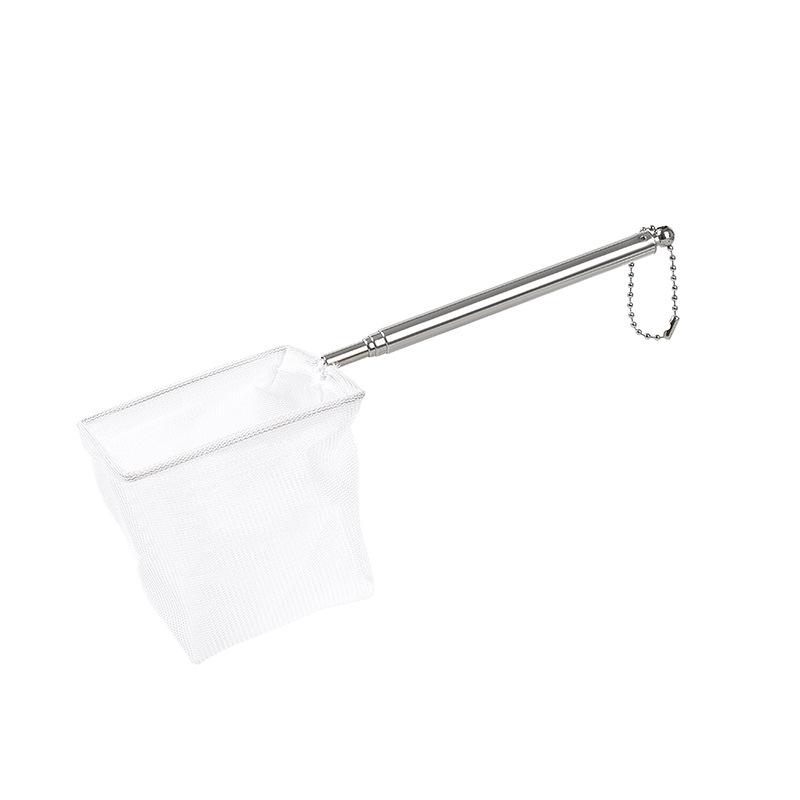 Retractable Stainless Steel Coarse & Fine Mesh Fishing Net - Durable & Flexible Landing Net