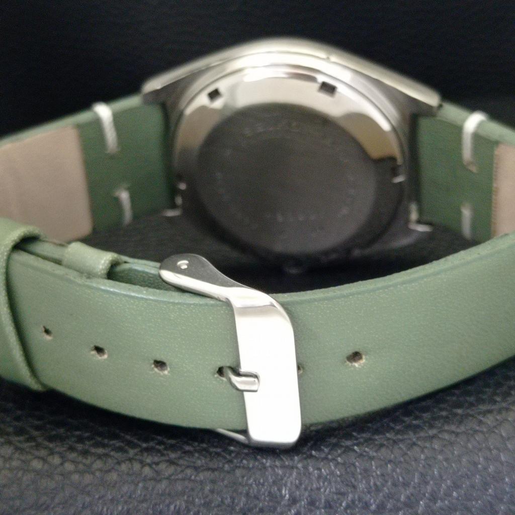AUTOMATIC 6309A VINTAGE SEIKO JAPAN MENS GREEN COLOR DIAL WATCH A701559-5 R206b-a701559