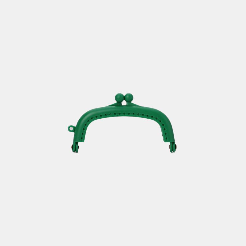 Candy Color Handheld Wallet: 10 Vibrant 8.5cm Curved Plastic Purse Frames with Ear Detail