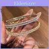 Geometric Zircon Circular Adjustable Bracelet With Cubic Zirconia For Fashionistas