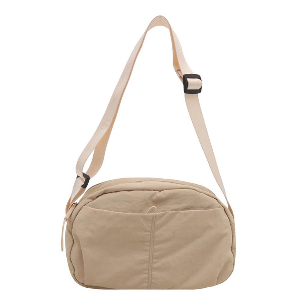 Square Crossbody Bag Quick-dry Nylon Commuting Bag Large Capacity Versatile Handbags Lightweight Casual Shoulder Bag