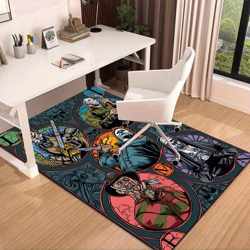 Horror Movie Characters Carpet, Chair Rug,Rug for Office Bedroom living rooms, Doormat decor Fan Gift Christmas Gift