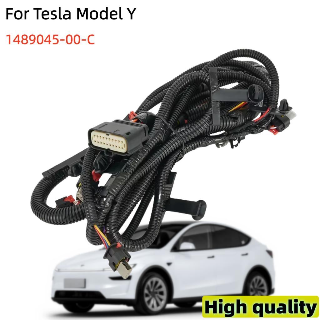 For Tesla Model Y Front Bumper Wiring Harness Assembly 1489045-00-C 1489045-00-D Car Replacement Parts