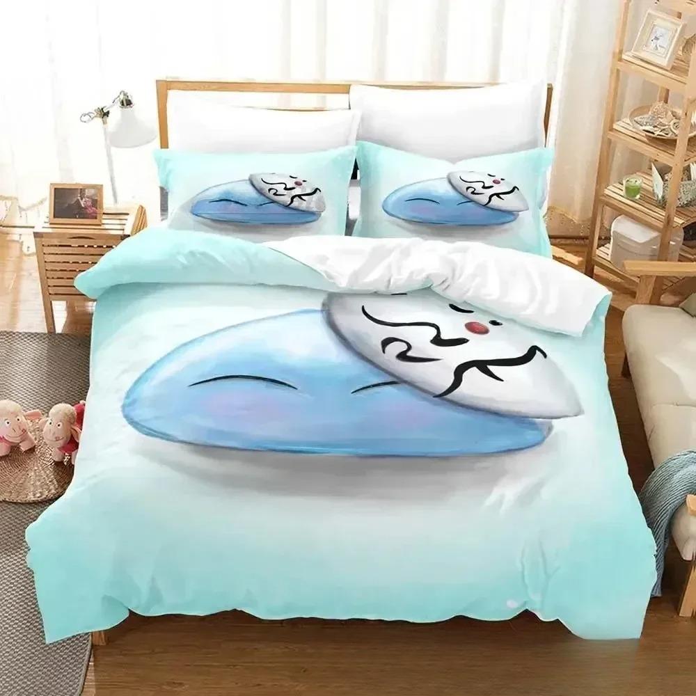 That Time I Got Reincarnated As a Slime Bedding Set Single Twin Full Queen King Size Bed Set Adult Kids 3D Print Anime Cartoon