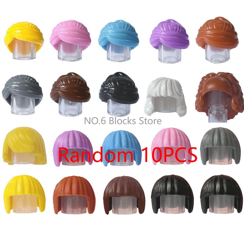 City Building Blocks Body Character Clothing Head Face DIY Parts Hair Expression Accessories Figure Headwear Helmet Bricks Toys