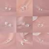 925 Sterling Silver-Plated Niche Design Screw Cap Stud Earrings: Light Luxury High-End Ear Ornaments for Women