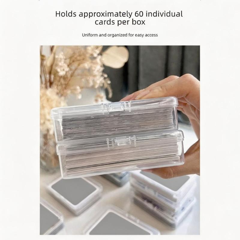 Ensemble de Mini Boîtes de Rangement Transparentes en Plastique, Boîtes de Rangement Rectangulaires en Plastique, Lot de 10 Contenants à Couvercle Articulé pour Tri d'Objets Miniatures pour la Maison, le Bureau, le Voyage