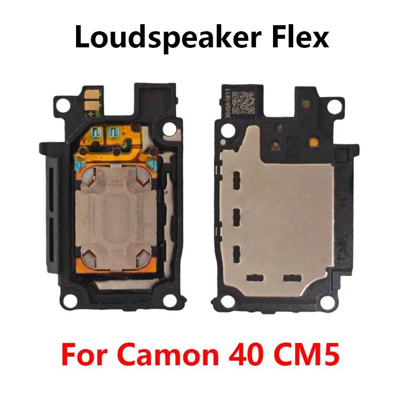 For Tecno Camon 40 CM5 Pro 4G CM6 5G CM7 Loud Speaker Buzzer Ringer Sound Module Flex Cable Repair Parts