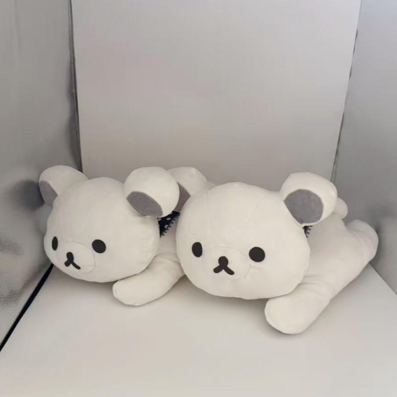 Mini White Bear Plush Toy Doll With Button Detail And Compact Size Ideal As A Small Gift Or Accessory