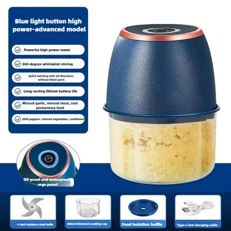 Česneková kaše Elektrický šlehač na česnek Česneková kaše Domácí mini mlýnek