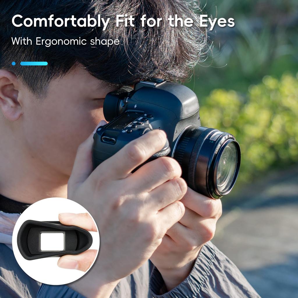 Extension Type Compatible with Canon EOS 6D Mark 5D Mark Kiss X70 Eyepiece Eyecup/Eyepiece 850D, II, 6D, II, 5D, 90D, 80D, 9000D, 70D, 60D, X10i, X10,