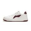 New LiNing Tianji Soft Slip Resistant Cushioning Abrasion Resistant Low Top Skateboard Shoes Men's White Red AGCU271-2