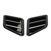 2 Pcs Engine Hood   Vent Cover ABS Front Upper Bonnet Hood   Outlet Grille Replacement for