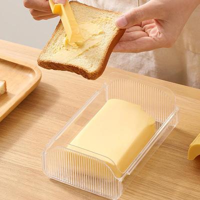 Beurrier avec Couvercle Boîte Fraîcheur pour Beurre avec Coupe-Tranche Beurrier de Comptoir pour la Maison Boîte de Rangement pour Fromage