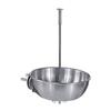 Stainless Steel Parrot Feeder Splash-Proof Hanging Vegetable Skewer Large Capacity Easy to Clean Bird Food Holder Parakeets