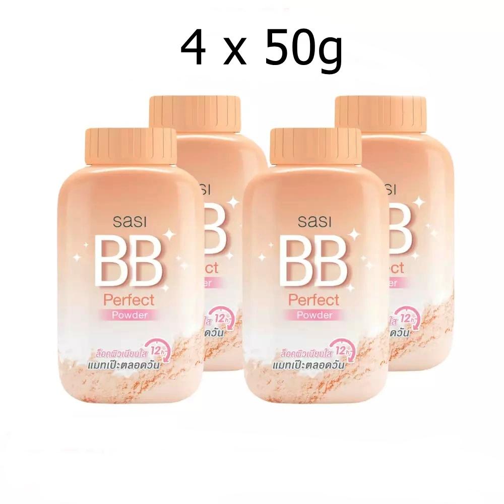 

4 x 50 г Sasi BB Perfect розсипчаста пудра для обличчя 50g x 4 Pack коричневий