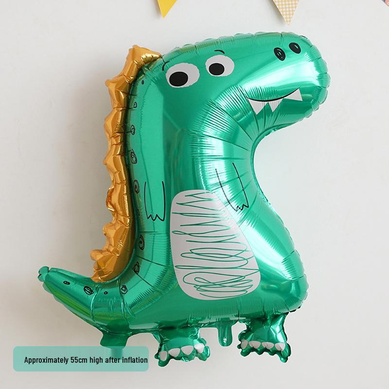 Dinosaur Crown Balloon Set for Animal Birthday & Kindergarten Party