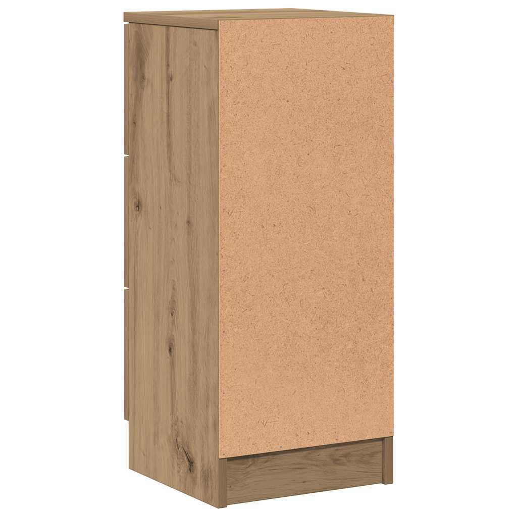 Moderner handgefertigter Eichenschubladen-Sideboard, Flur-Aufbewahrungsschrank mit Schubladen 30x30x70 cm