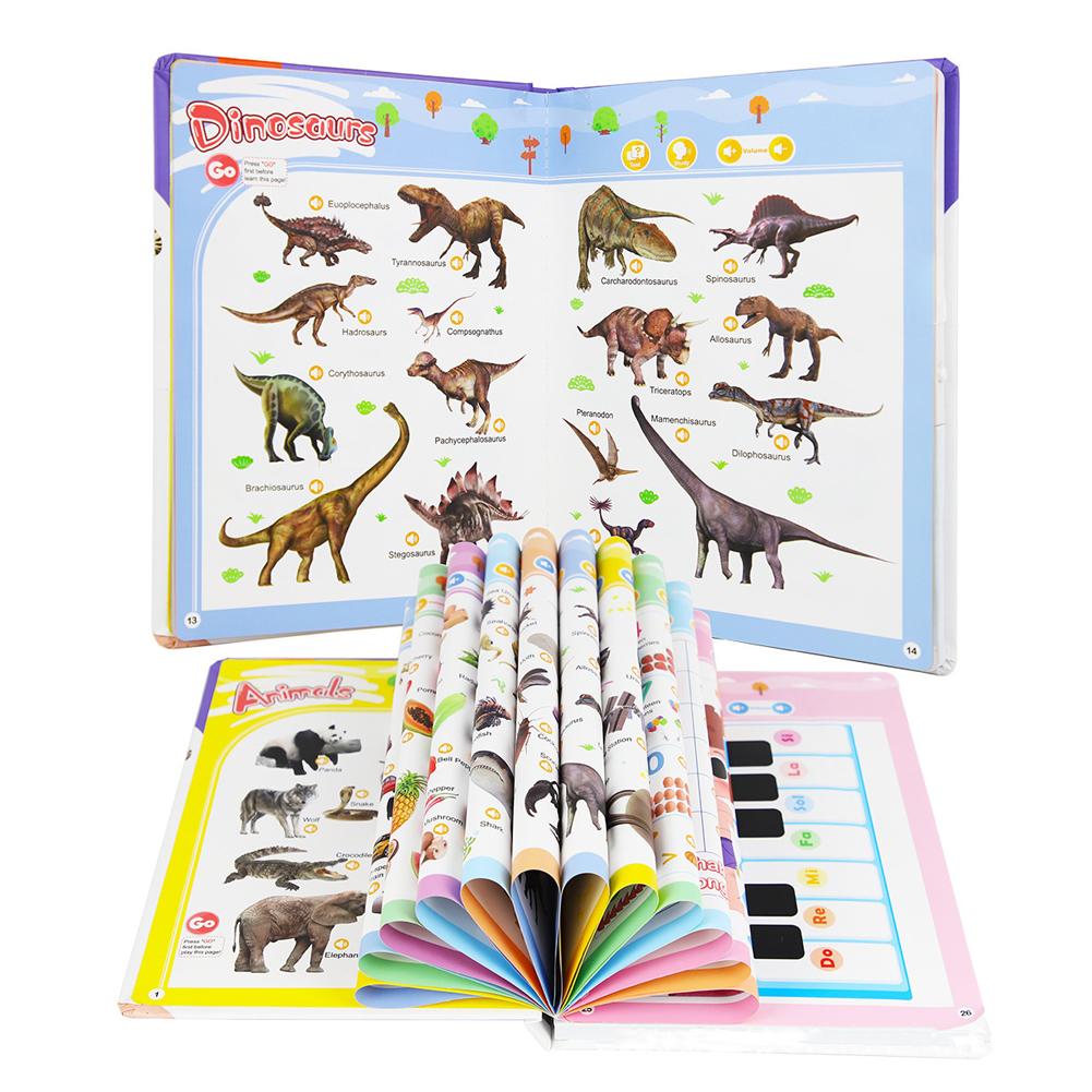 First English Words Sound Book for Babies & Toddlers, My First English Sound Toy Early Learning Book Fun Word Game for Language