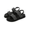 2025 new summer Roman shoes sandals fairy wind beach shoes students thick soles non-slip versatile