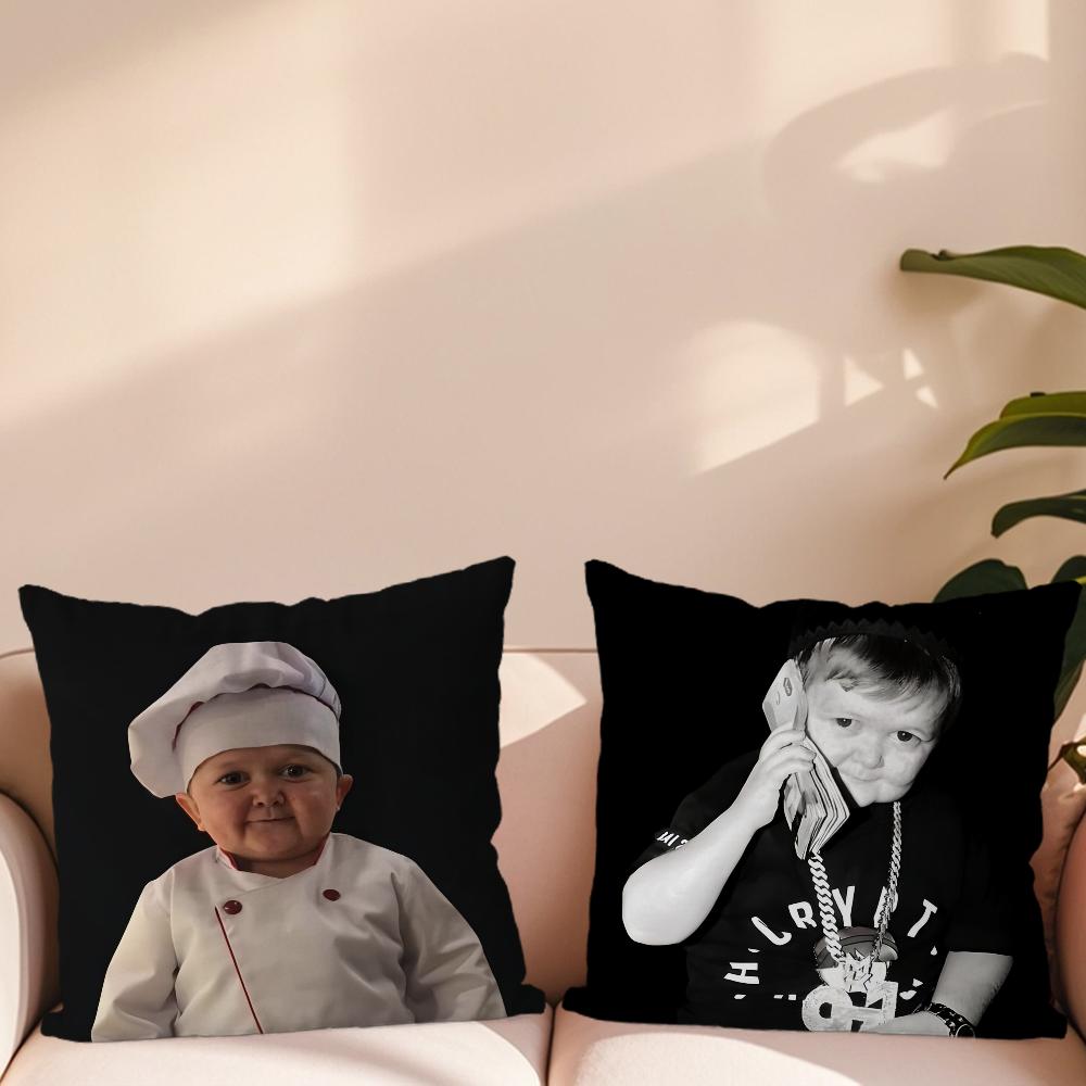 Funny Hasbulla Magomedov Pillow Case Sofa Living Room Bedroom Headboard Backrest Cushion Square Cushion Nap Time
