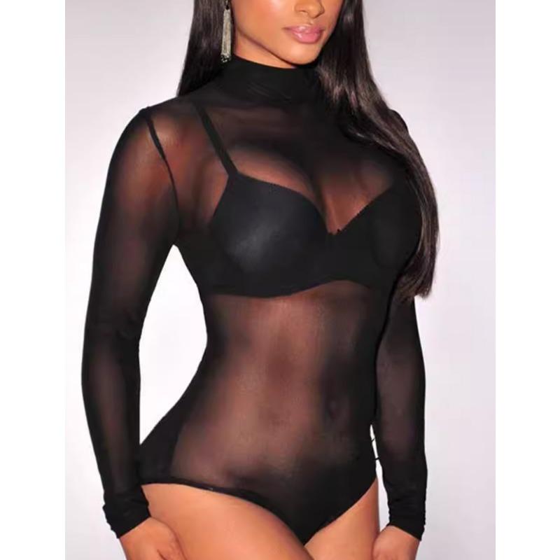 Women Sexy Bodysuit See Through