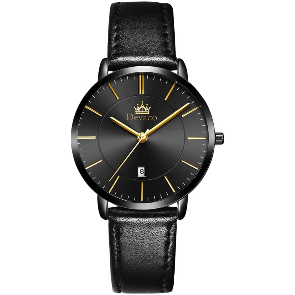 Trbrand Women s Analog Watch Blue Waterproof Ultra-Thin Simple Dial Fashion Timepiece
