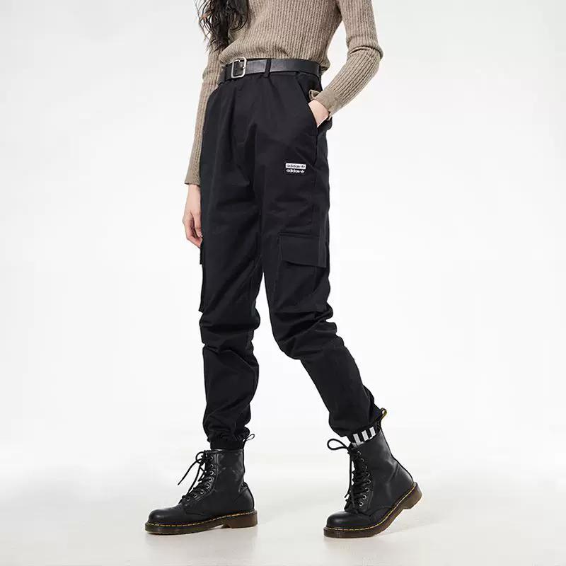 Adidas Originals Women s Cargo Pants Summer Official Flagship Genuine Cuffed Casual Pants Long Pants Women Gd3071 Gd3071/Overalls / 34