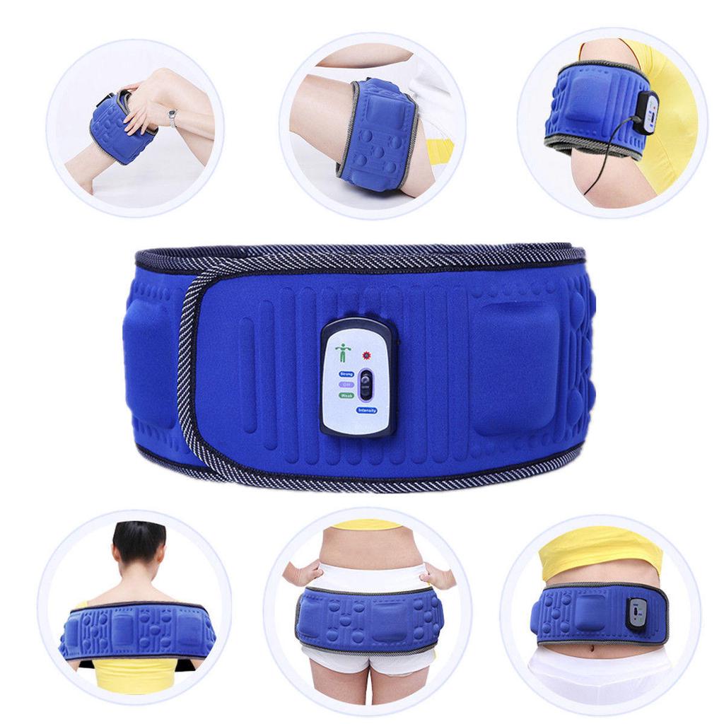 Buy Electric Abdominal Stimulator Body Vibrating Slimming Belt Belly