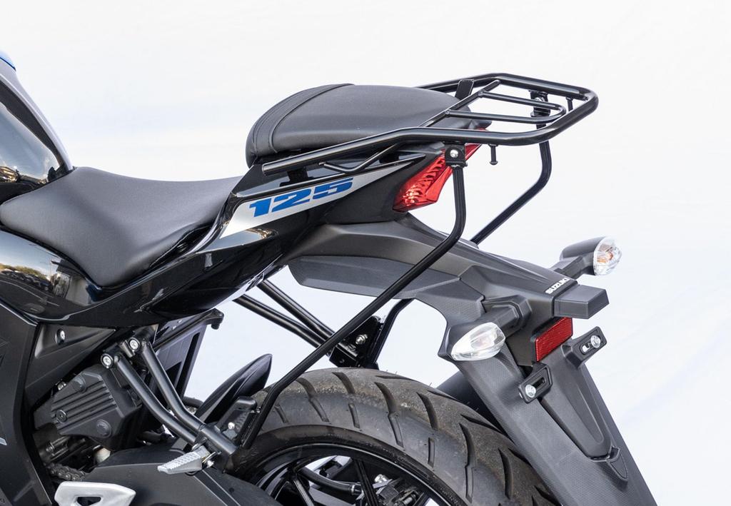 Kijima Bike Parts Rear Carrier Rack Steel Black GSX-R125/GSX-S125 210-2511