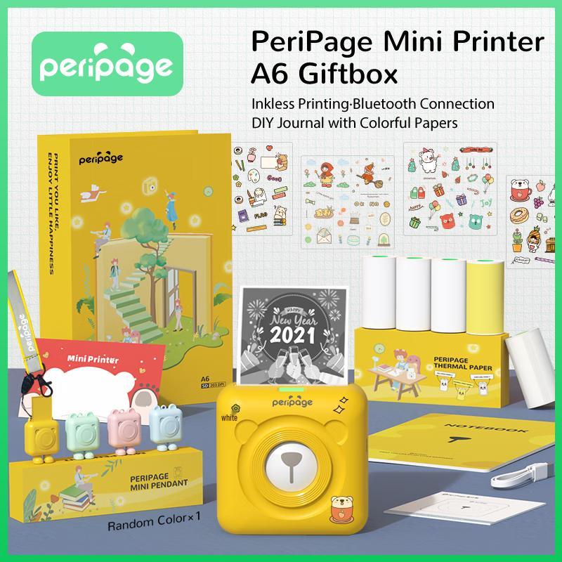 Ailixiong A6 Mini Portable Bluetooth Printer CN Plug (adapter Included)