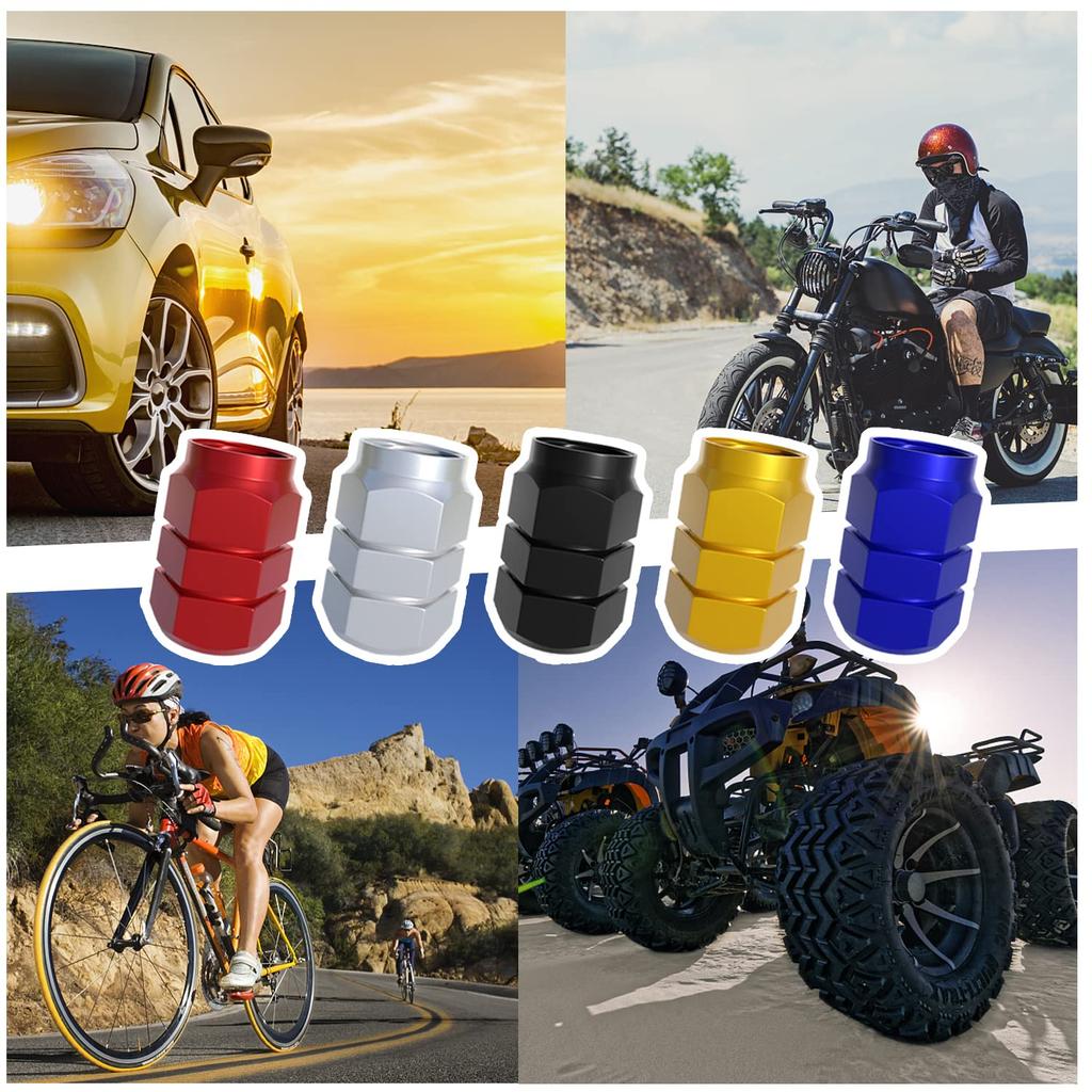 TORMEN Tire Air Valve Cap, Aluminum, Lightweight, High Strength, Corrosion Prevention, High Quality, Anodized