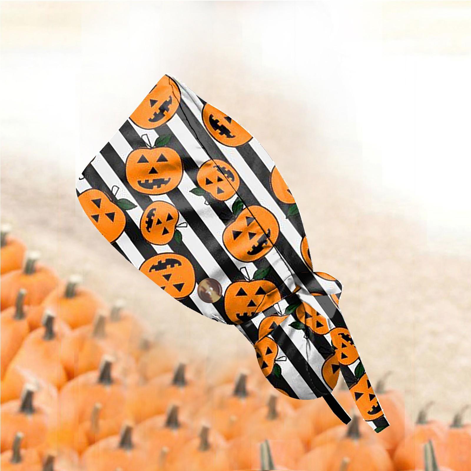 

Модная рабочая кепка с принтом на Хэллоуин, повседневная женская кепка с хвостиком, кепка с постиранной резинкой, кепка Baotou One Size