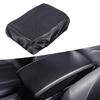 Front Center Console Armrest Box Cover Pad Protector Mat Fit for Subaru Crosstrek 2024 Carbon Fiber Style Microfiber Leather