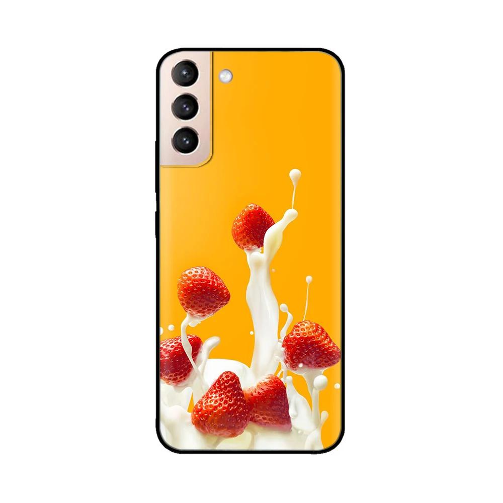 Silicone Case For Samsung Galaxy S21FE Case S21 Ultra 5G Soft TPU Phone Case S21 FE Fundas For Samsung S21 Plus s21+ S 21 Cover