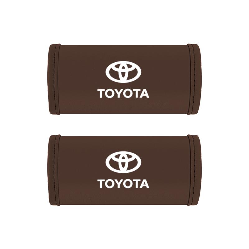 Car Roof Pull Handle Protective Cover Leather Door Handles Case For Toyota Corolla Yaris Aygo Prius Camry Auris Avensis 4Runner