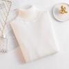 Women Bottom Sweater Turtleneck Long Sleeve Slim Fit Knitting Tops