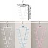 2Pcs Rotatable Double Sided Hanger 12 Hooks Laundry Hanger Metal V Shaped Hanger  Wardrobe