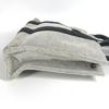 Hermes Sacquain PM Tragetasche Handtasche Toile H / Leder Schwarz/grau