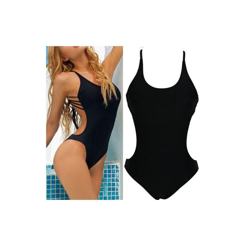 Costume da bagno intero alla moda Bikini a fascia con imbottitura push-up per una vestibilità valorizzante