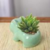 Creative Ceramic Mini Flowerpot Succulent Planter Flower Pot with Hole Cute Green Plants Planter Home Garden Decoration Outdoor