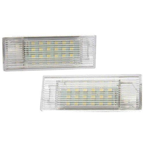 

PolarLander 2-Piece Set 18-SMD LED License Plate Light License Plate Light Number Plate Light Car White LED License Plate Lamp Specially Designed