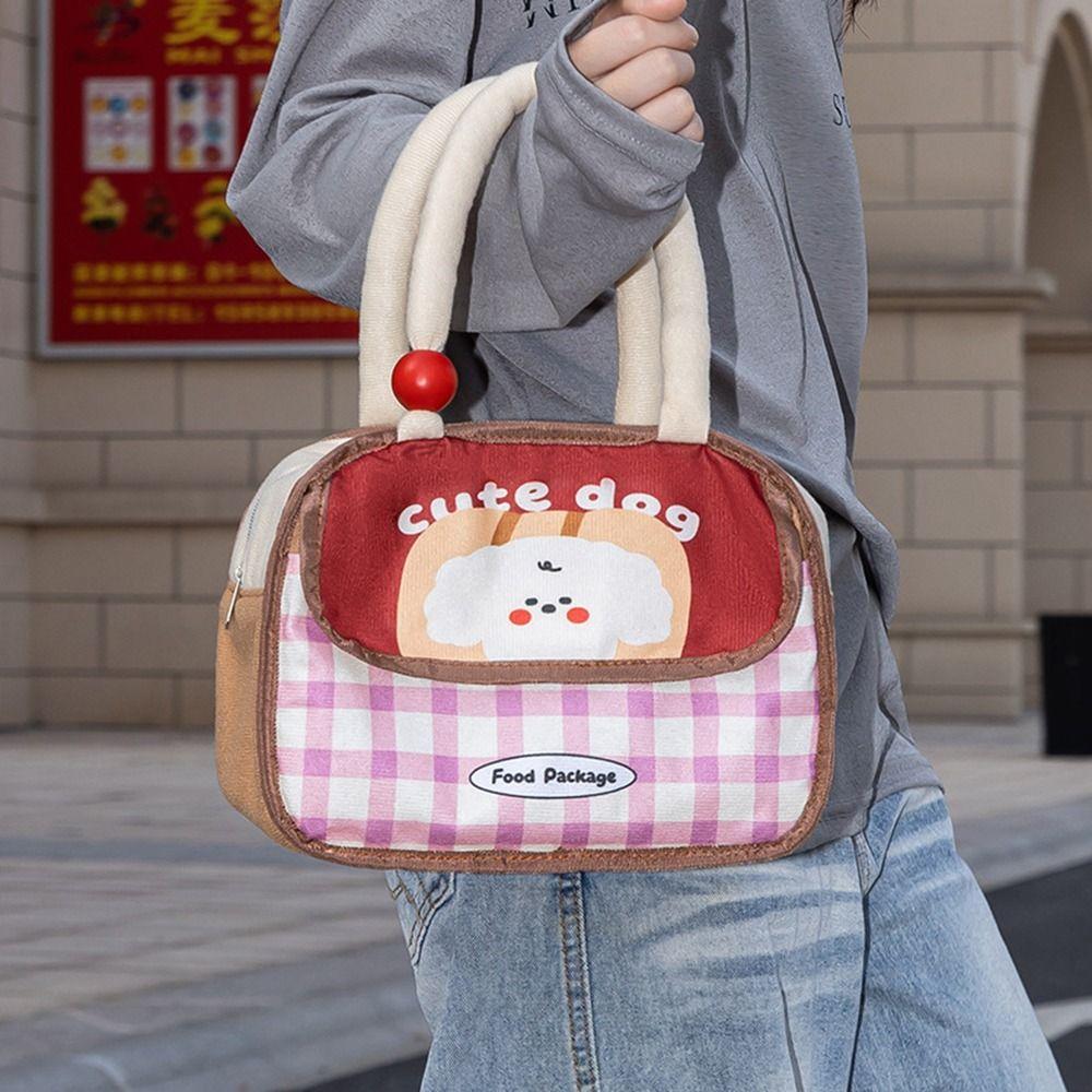 Thickened Lunch Bag Lightweight Insulated Bag Cute Food Picnic Container School
